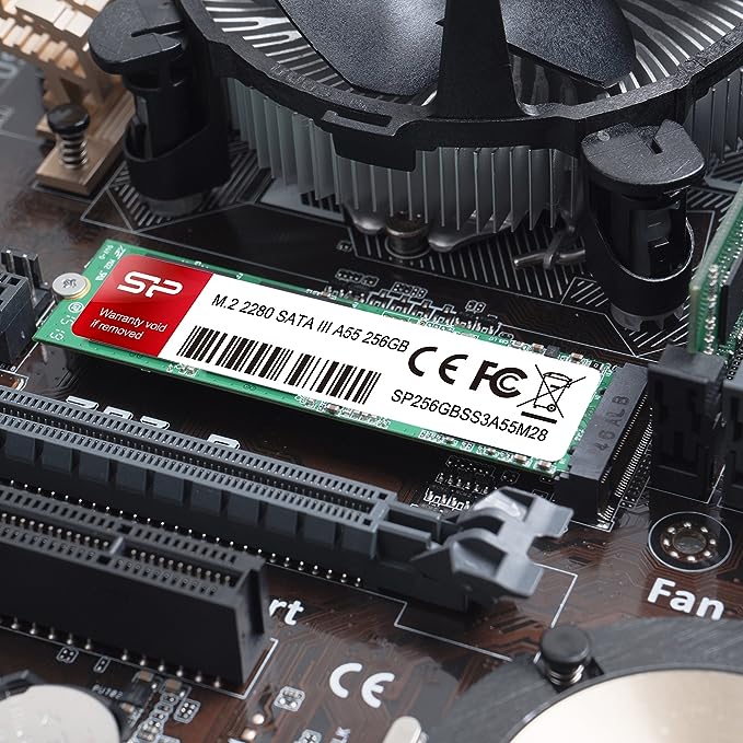 قرص صلب Silicon-Power M.2 سعة 256 جيجابايت A55