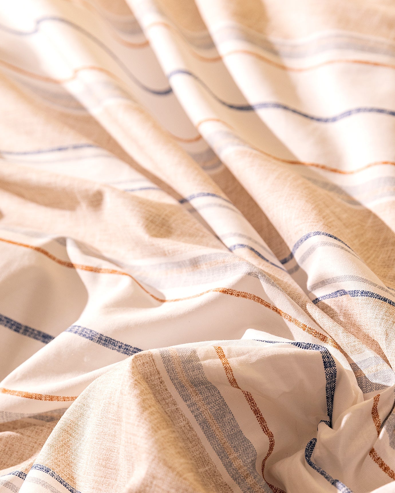 Elodie Single Size Fitted Duvet Cover Set - Ranforce Patterned - Madame Coco JO