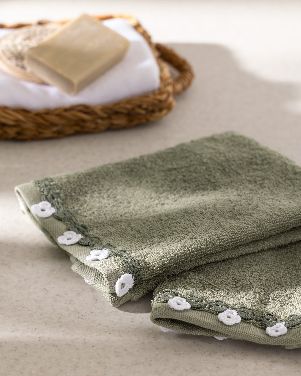 Jeanne 2 Pack Hand Towel - Madame Coco JO