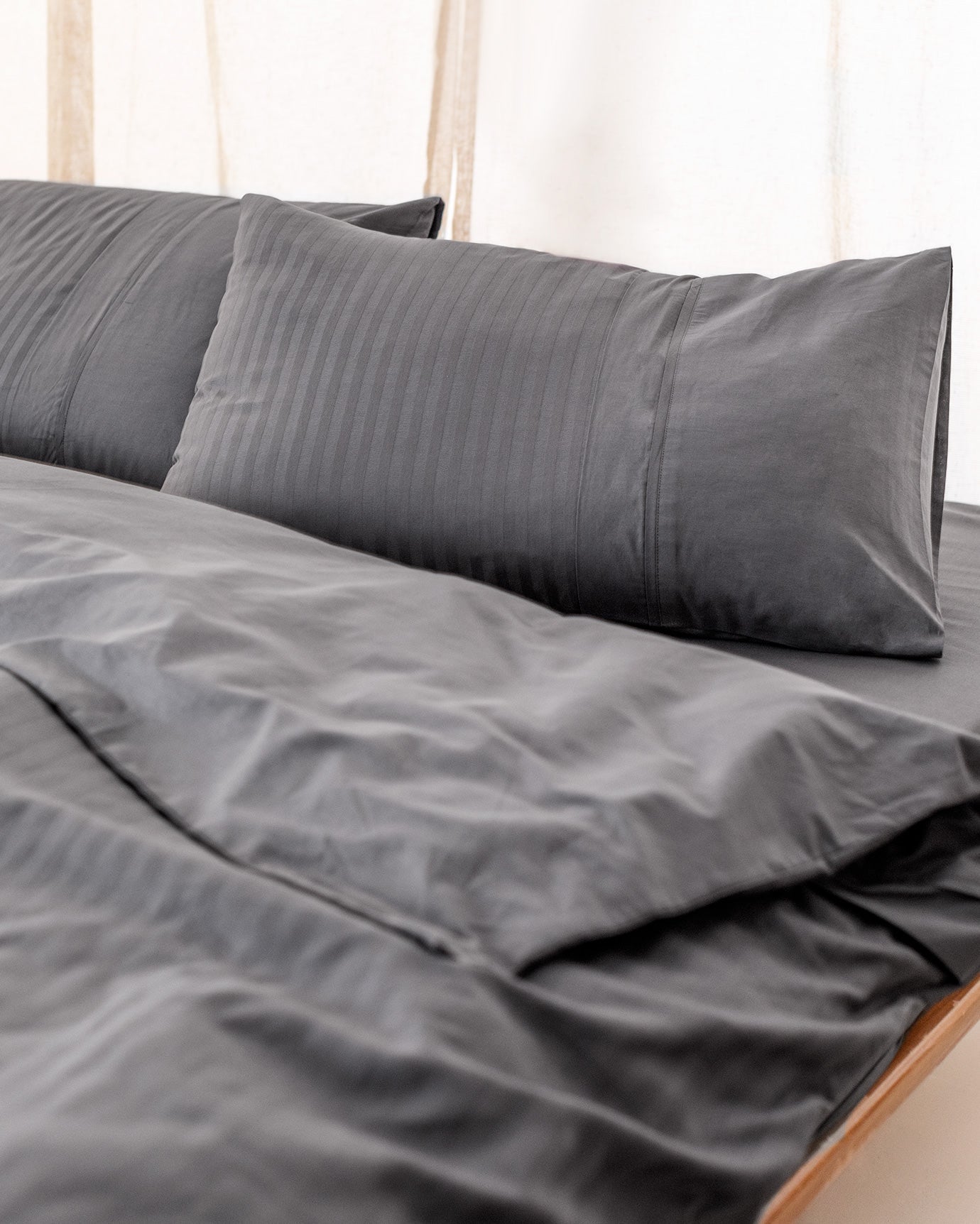 Adrien Duvet Cover Set - Ribbed - Madame Coco JO