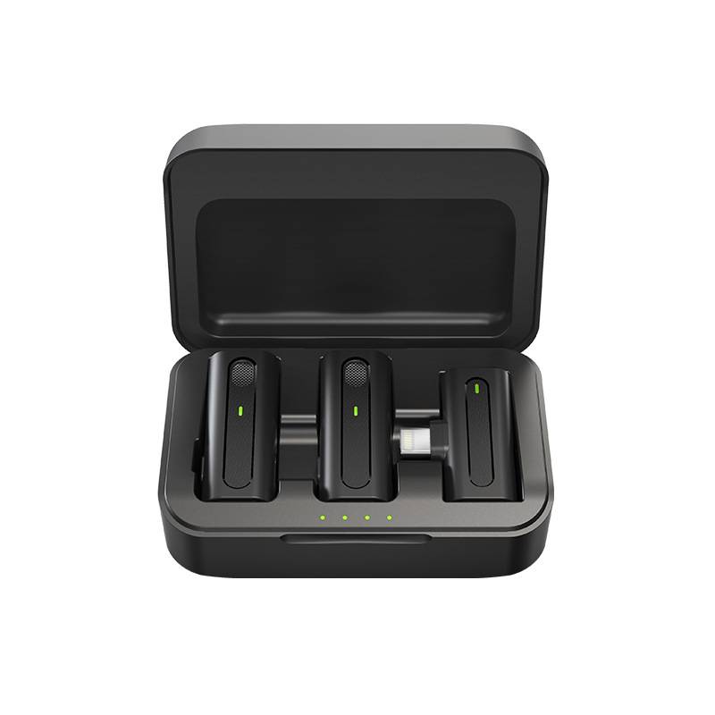 WIWU Wi-WM002 Dual Mini, Low Latency, AI Noise Reduction, Plug And Play, Wireless Microphone For Type-C