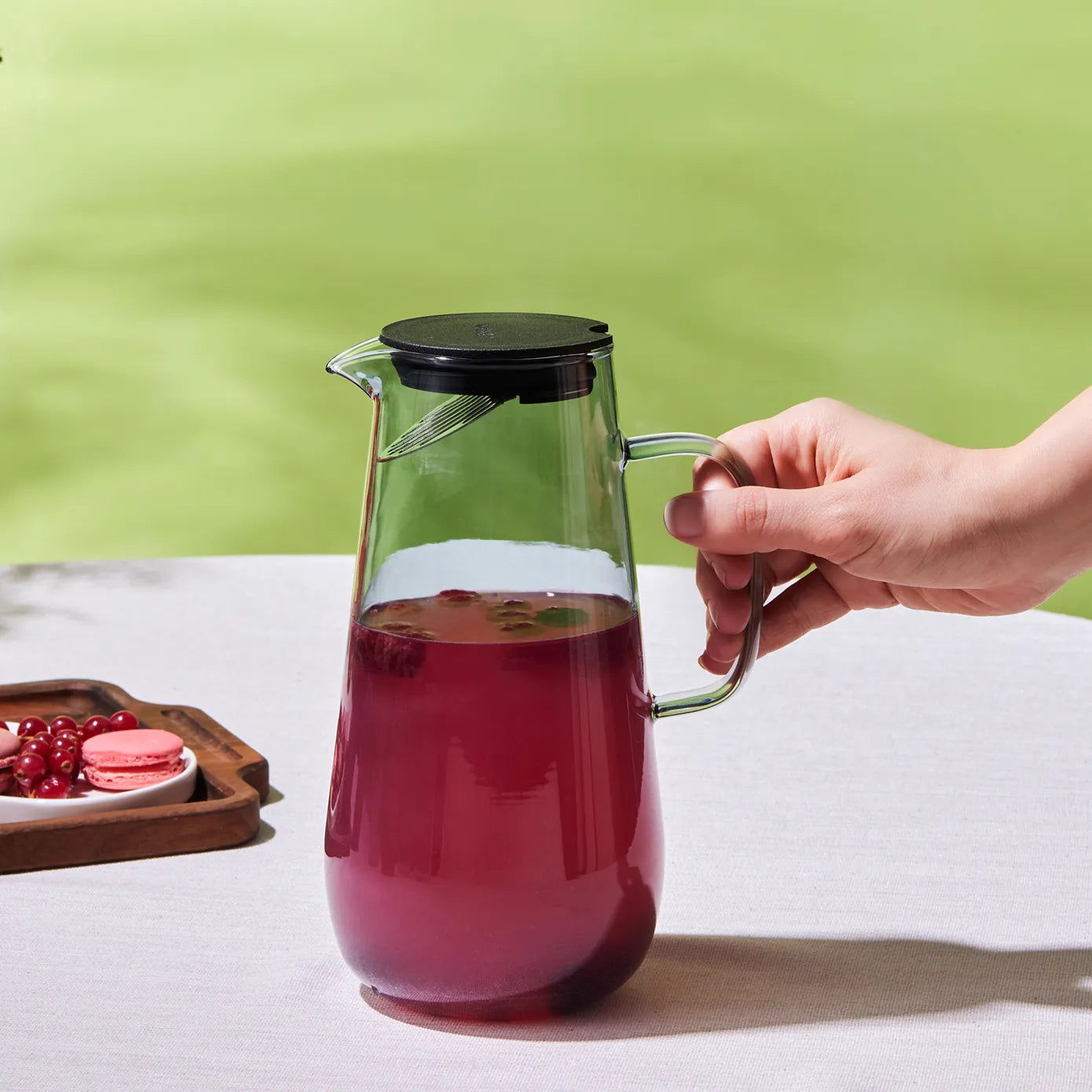 طقم كاراجا بارما أبريق و6 كاسات – 7 قطع لون أزرق أنيق