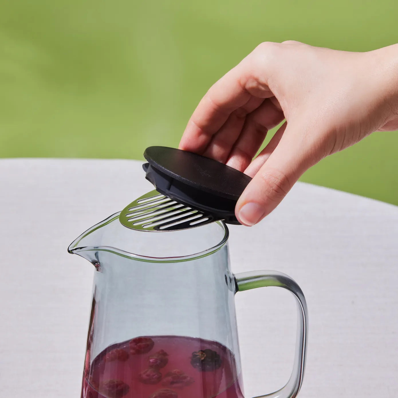 طقم كاراجا بارما أبريق و6 كاسات – 7 قطع لون أزرق أنيق