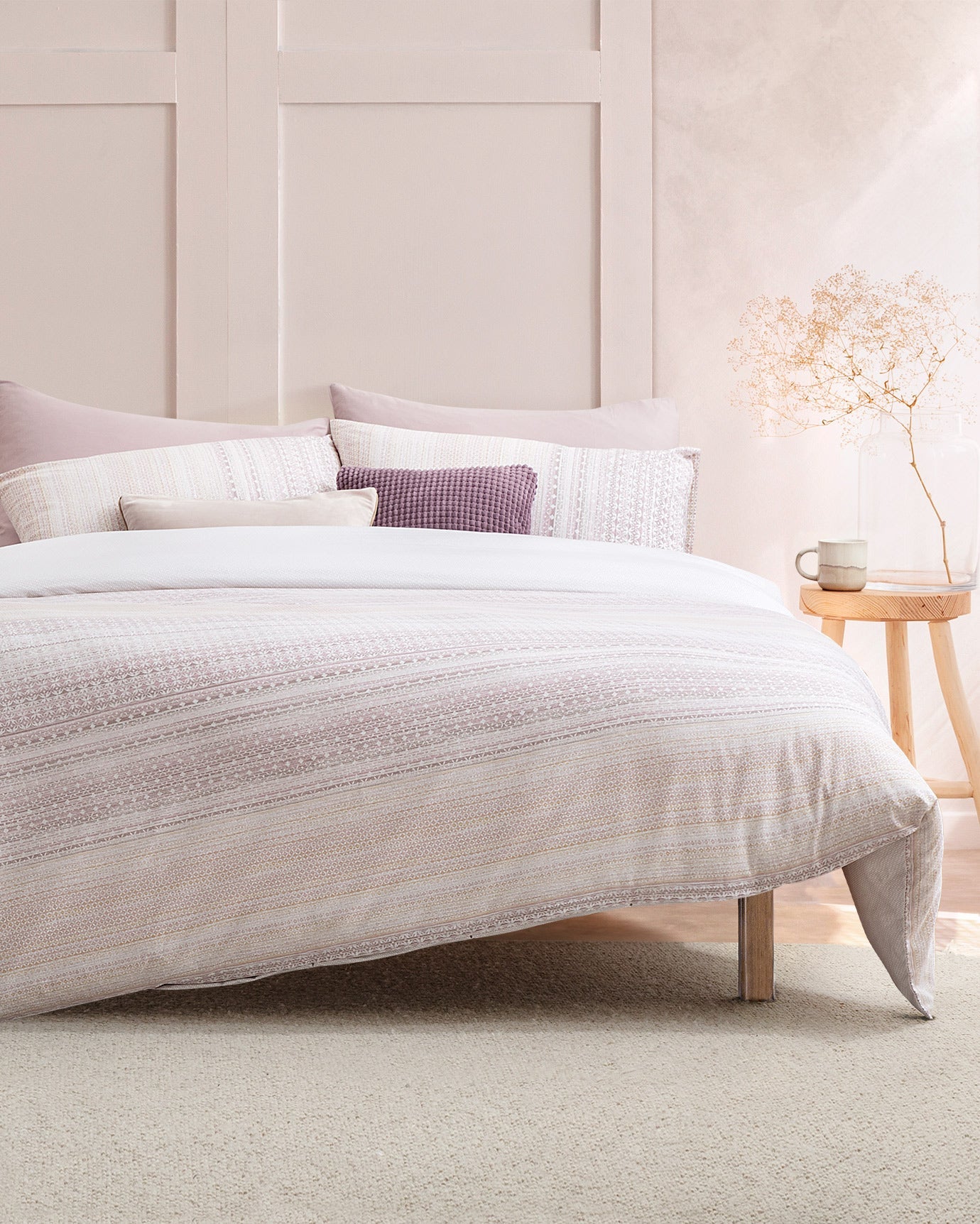 Niort Single Size Duvet Cover Set - Ranforce Patterned - Madame Coco JO