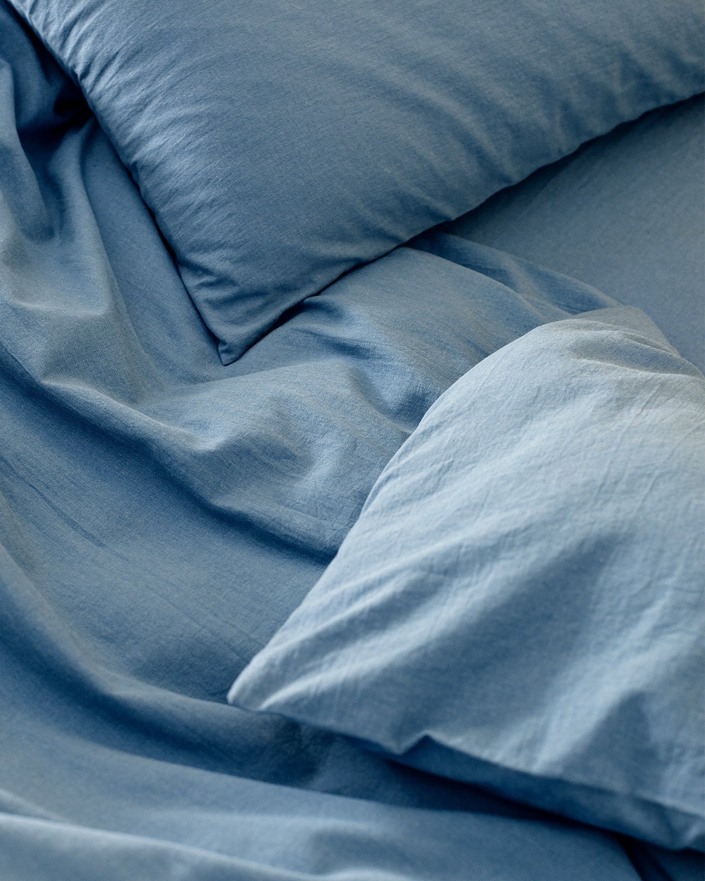 Carla Single Size Fitted Washed Duvet Cover Set - Madame Coco JO