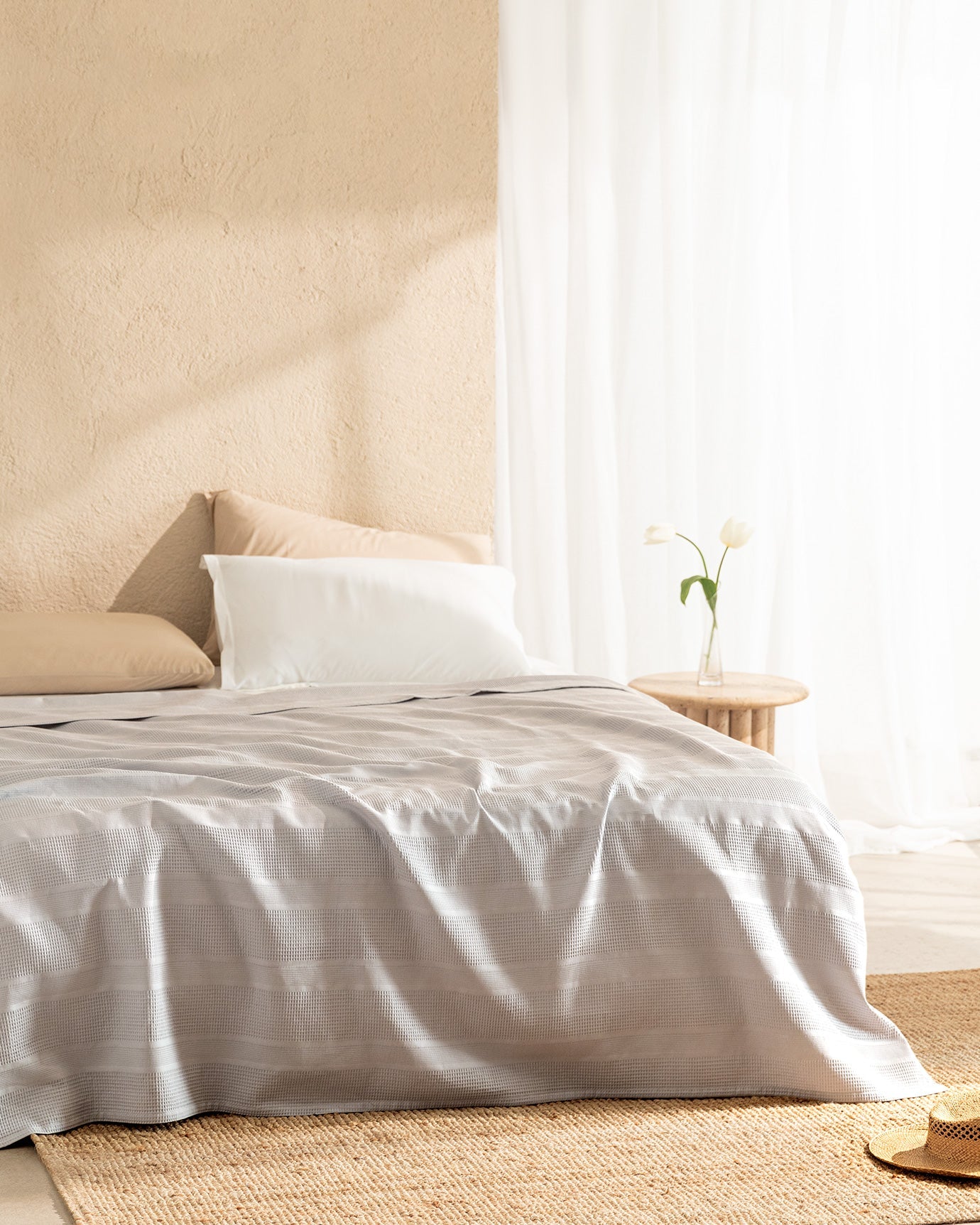 Mathilda Ecocell Plain King Size Pique - Madame Coco JO