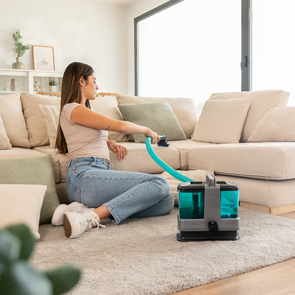 Cecotec Conga 2000 Carpet & Spot Cleaner — Hot Water Extraction, Deep Clean Carpets