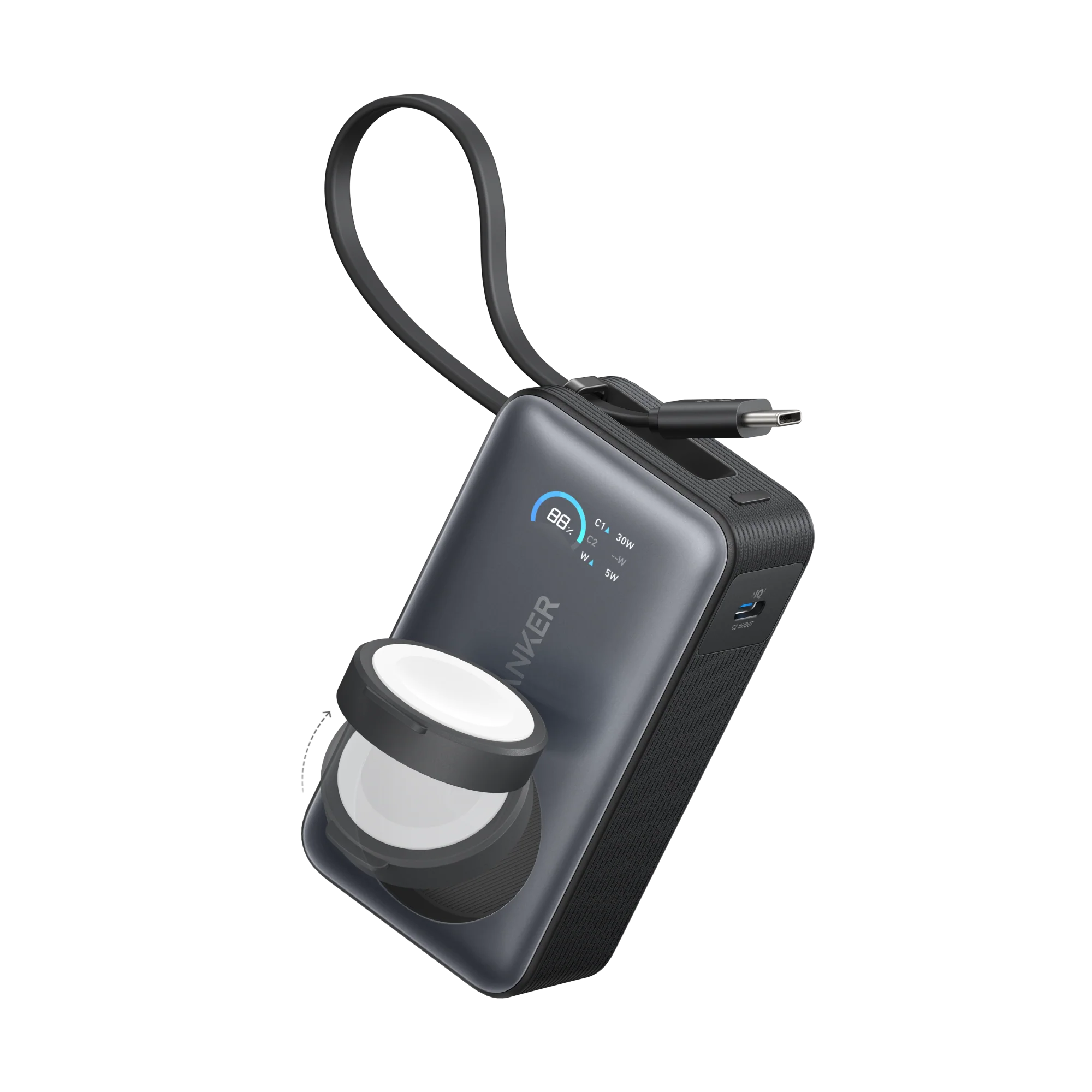 Anker MagGo 10000mAh - 35W Fast Charging with Apple Watch