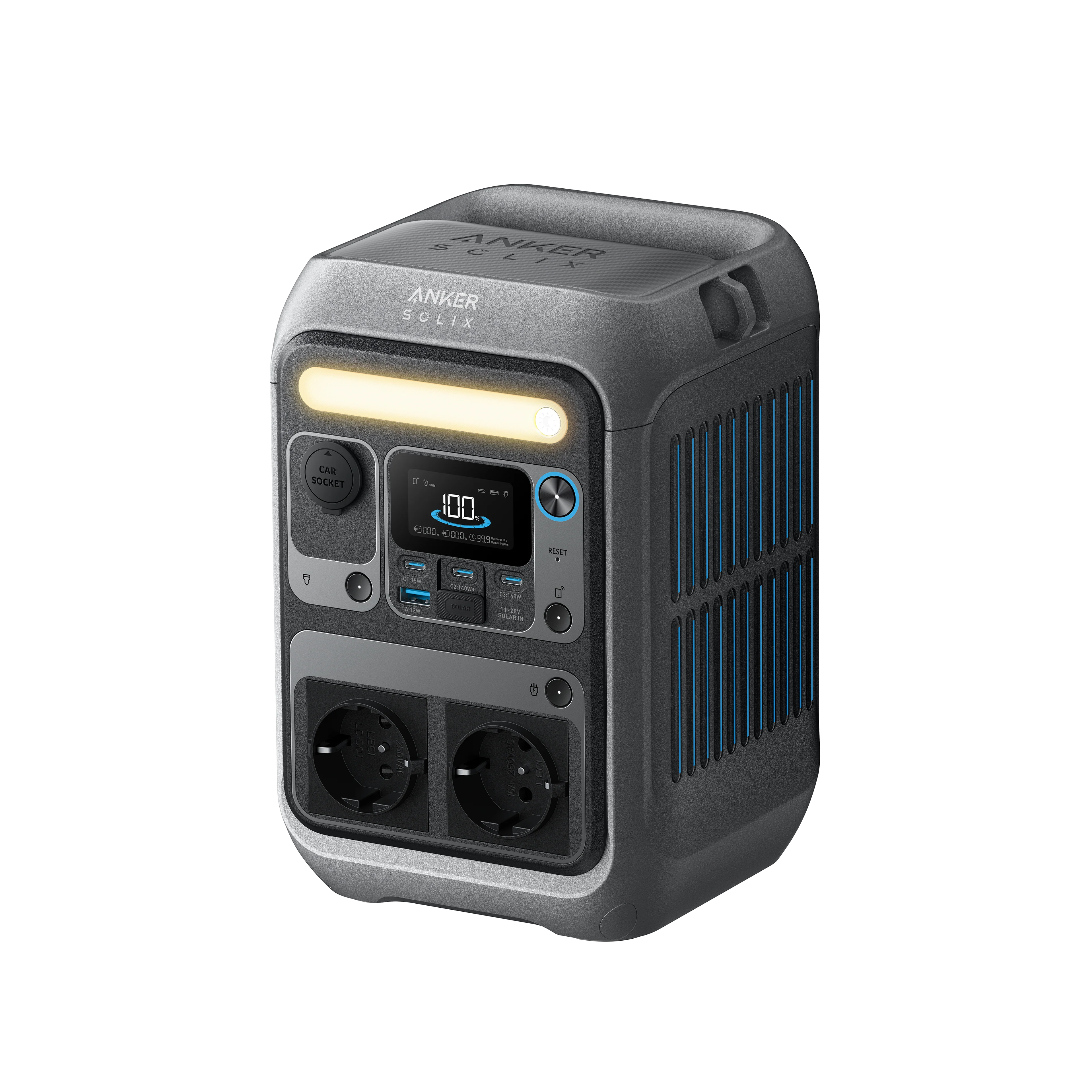 Anker SOLIX C300 300W Portable Power Station with 7 Ports