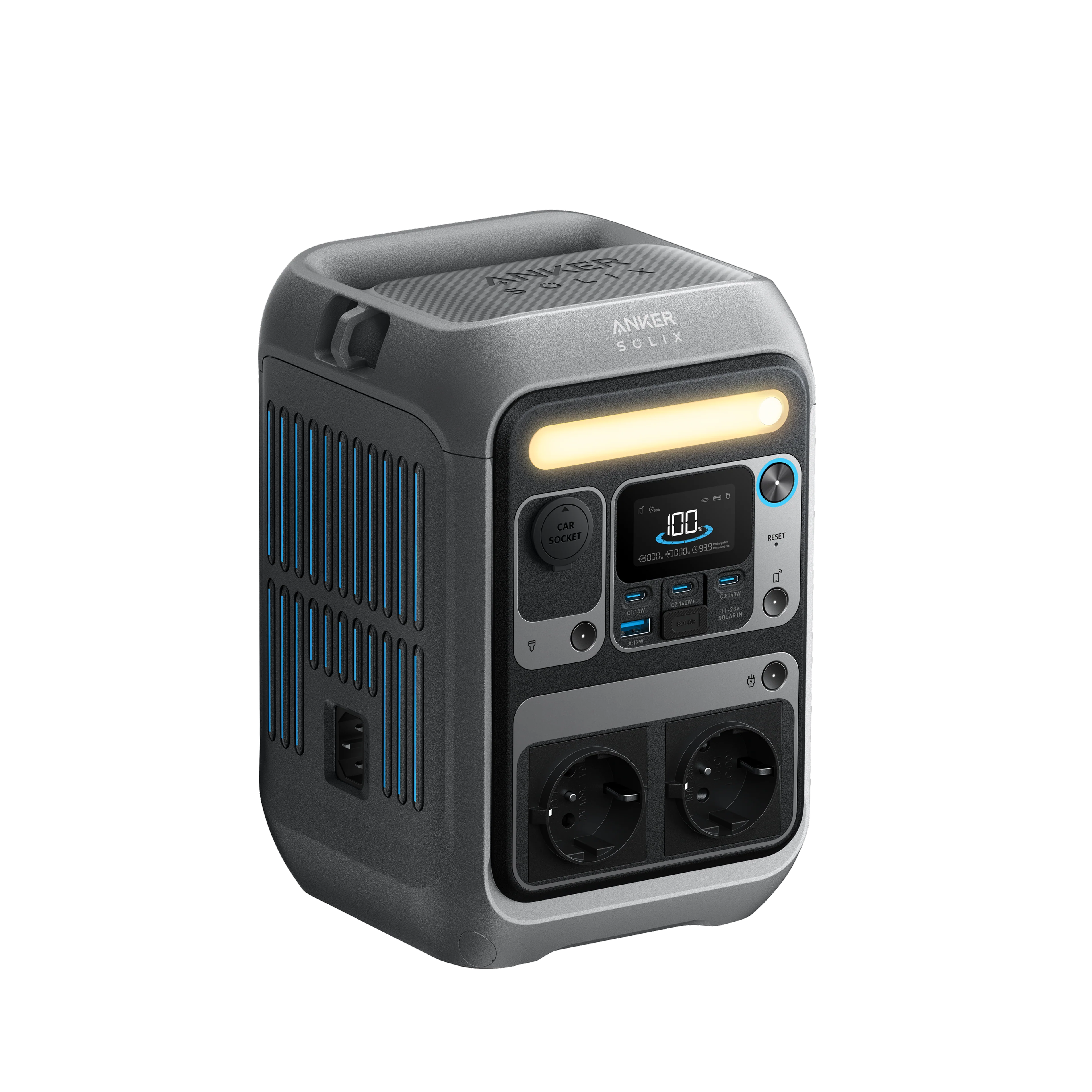 Anker SOLIX C300 300W Portable Power Station with 7 Ports