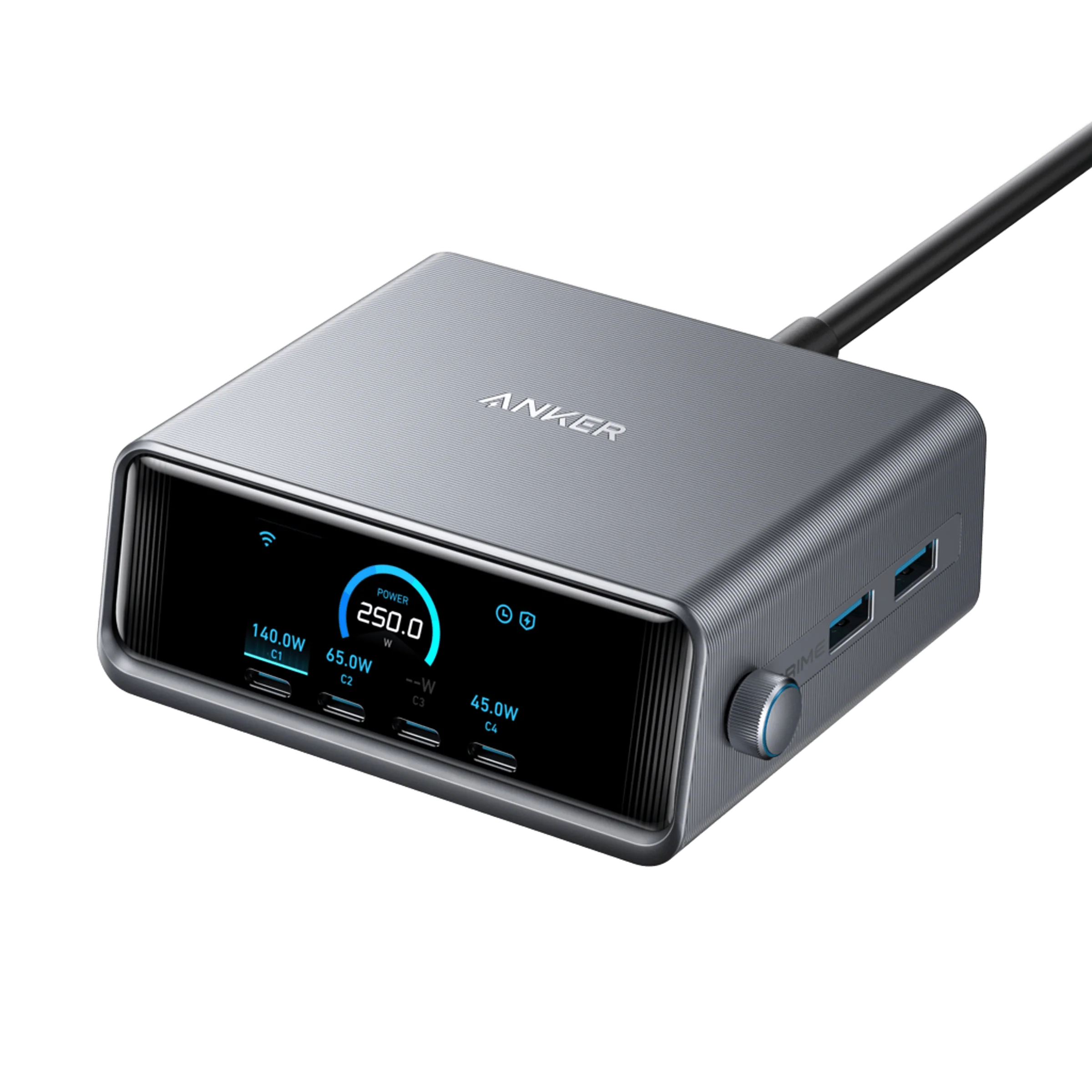 Anker Prime – 250W Fast Desktop Charger with 6 Ports