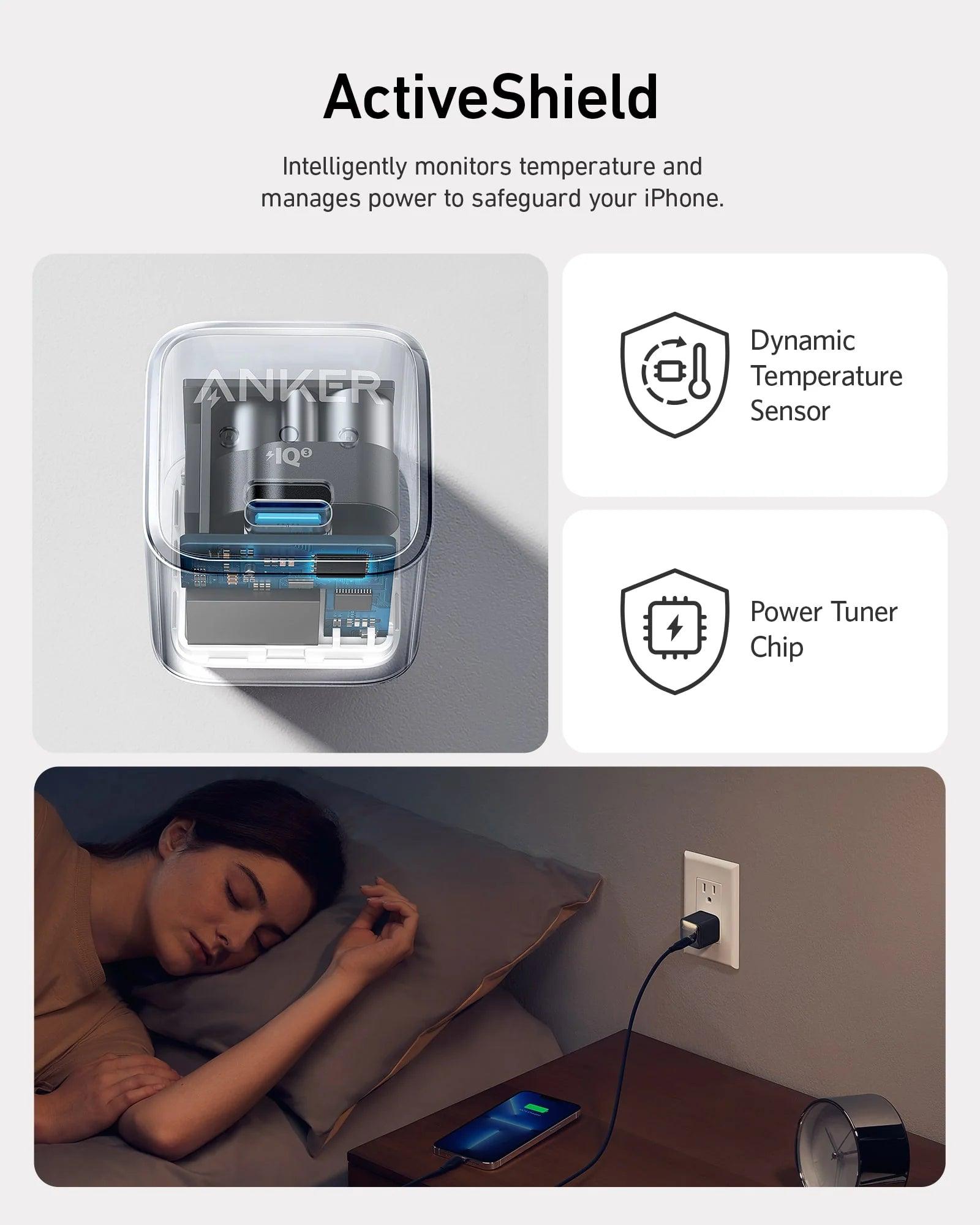 شاحن Anker 511 (Nano Pro) - أسود