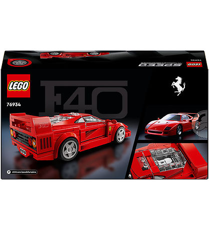 LEGO سبيد تشامبيونز - سيارة Ferrari F40 Supercar 76934
