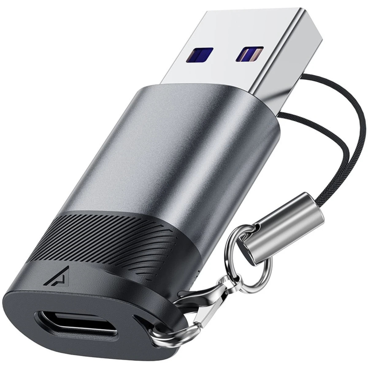 ACEFAST WIRE PRO USB-C to USB-A Adapter | 10Gbps Data Transfer | Fast Charging 27W | Aluminum Alloy