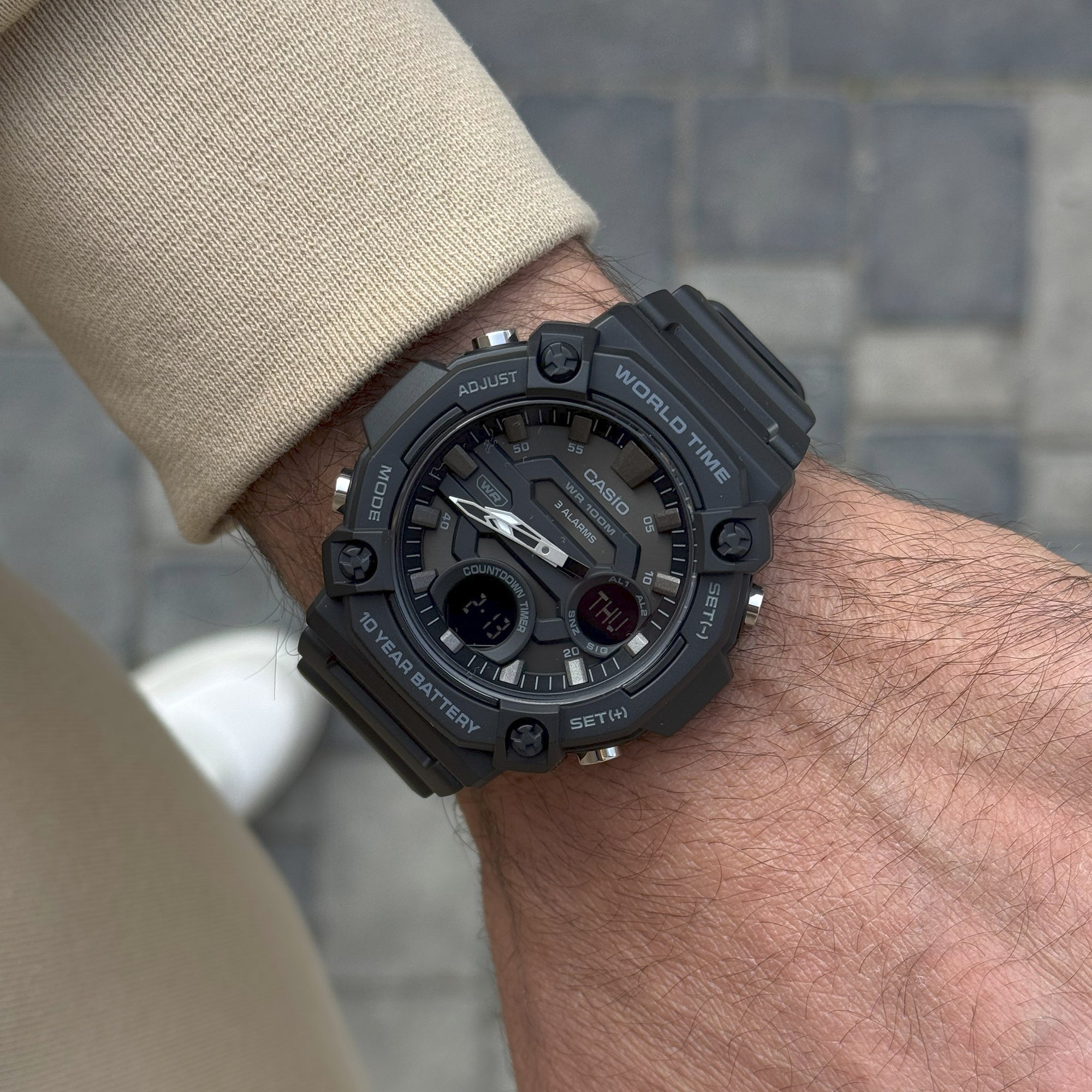 CASIO AEQ-120W-1B MEN WATCH