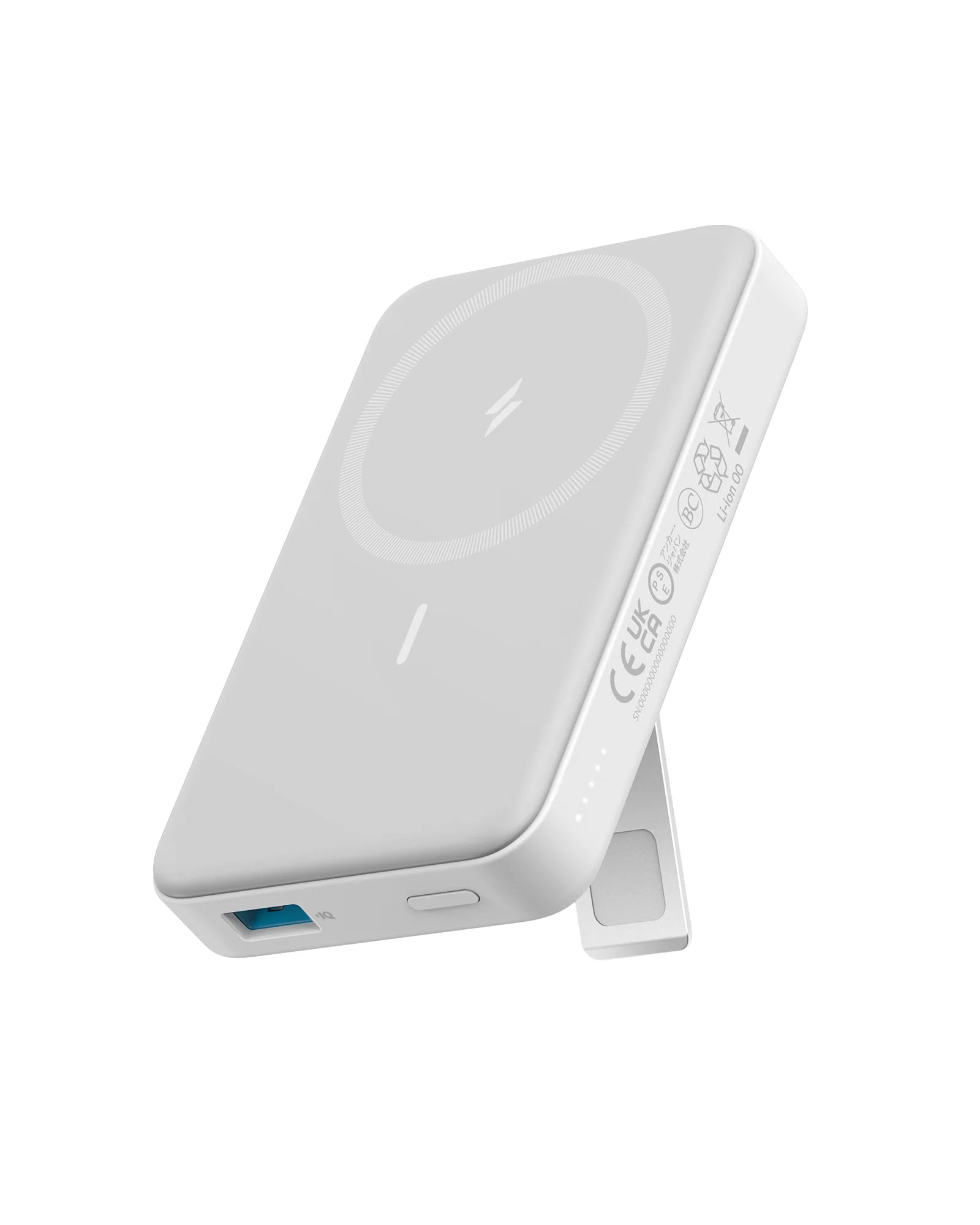 ANKER MagGo Magnetic Power Bank 10,000mAh Wireless Charging - White