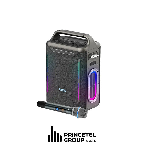 Powerology Karaoke Party Speaker – Silver