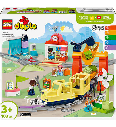 LEGO® DUPLO® Big Interactive Community Train 10428 - 103 Pieces