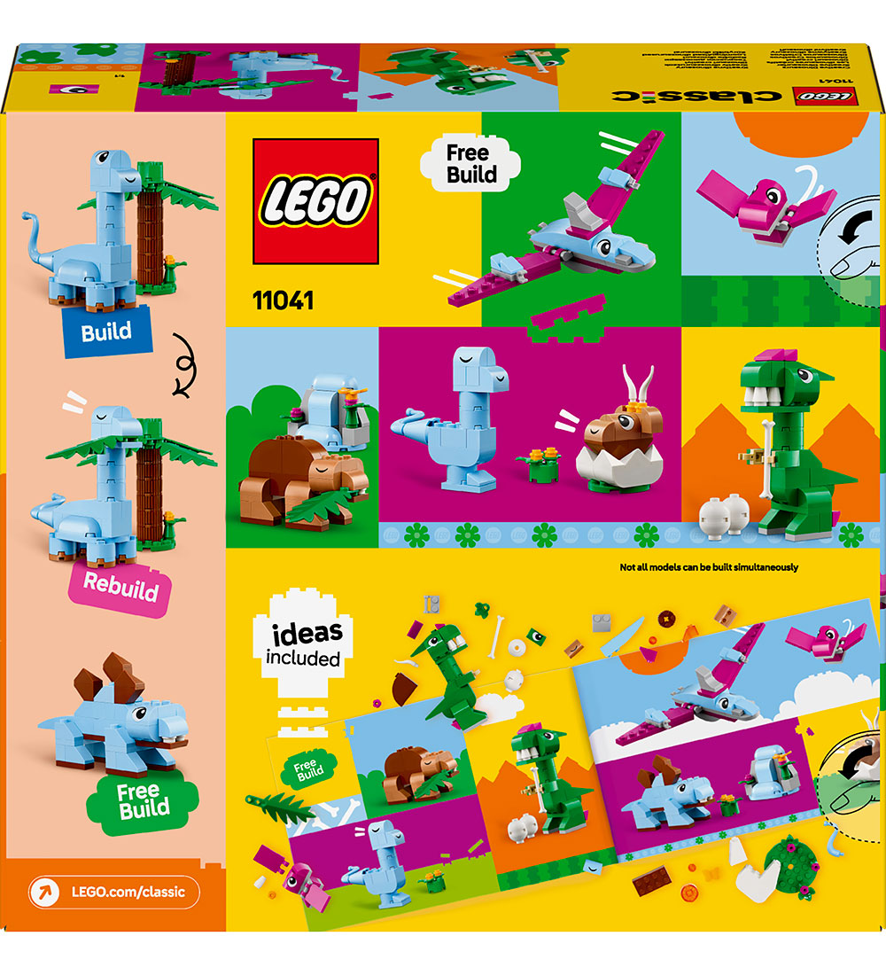 ليجو كلاسيك+ - الديناصورات الإبداعية 11041 - 450 قطعة