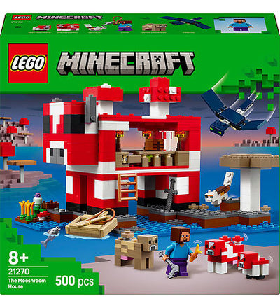 LEGO Minecraft The Mooshroom House 21270 – 500 pcs
