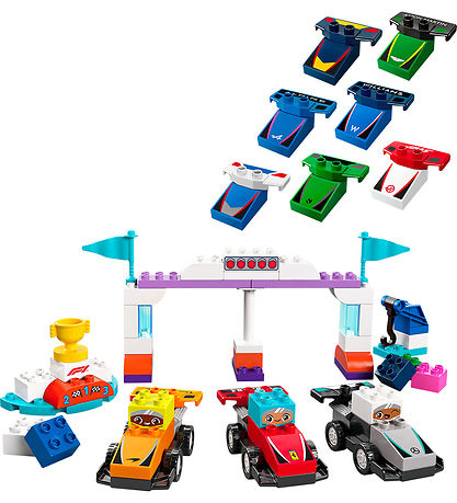 LEGO® DUPLO® F1® Team Race Cars & Drivers 10445 - 70 Pieces