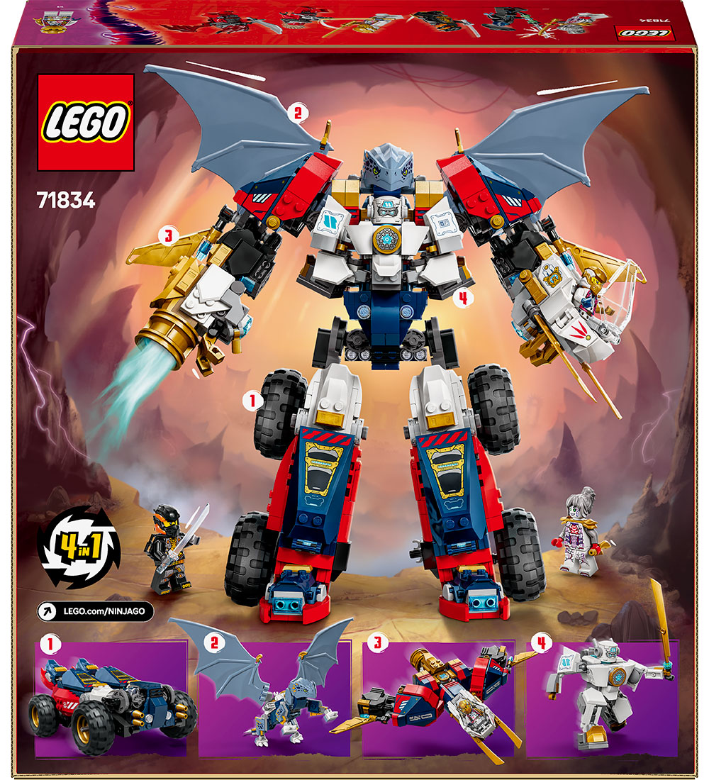 LEGO Ninjago Zane’s Ultra Combiner Mech 71834 – 4 في 1