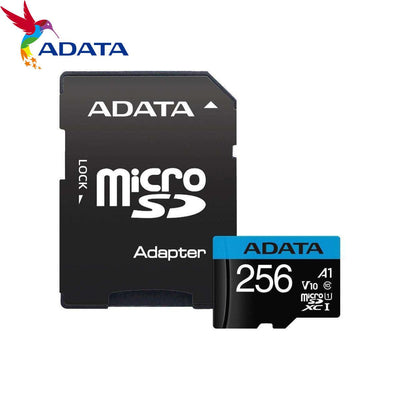 بطاقة ذاكرة ADATA MICROSDXC سعة 256 جيجابايت UHS-I CLASS10 بسعر 85 دولارًا أمريكيًا