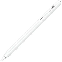 ACEFAST V2 Stylus Capacitive Pen for iPad – Active Recognition, Magnetic, USB-C Charging (White)