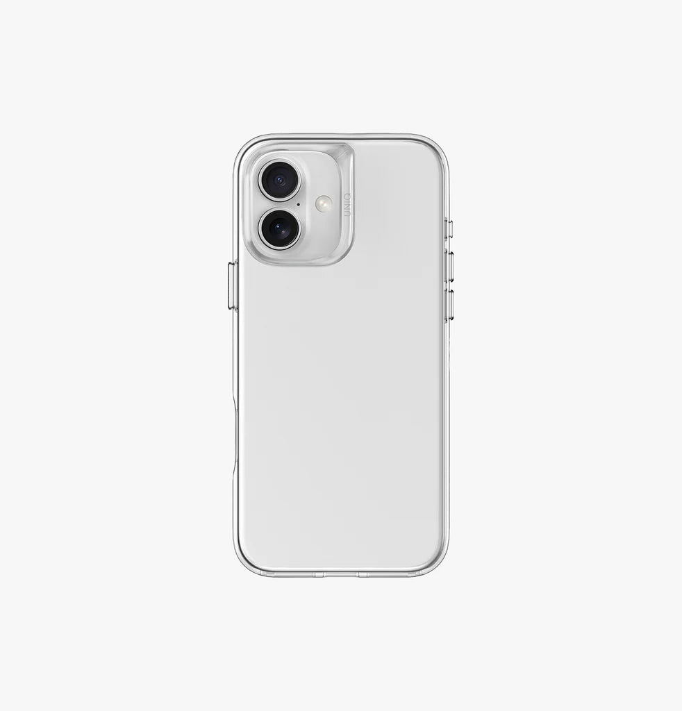 كفر UNIQ AIR FENDER لهاتف iPhone 16 6.1 شفاف Nude عصري