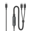 Anker 2 in 1 USB C Cable 140W Fast Charging for Multiple Devices - Black