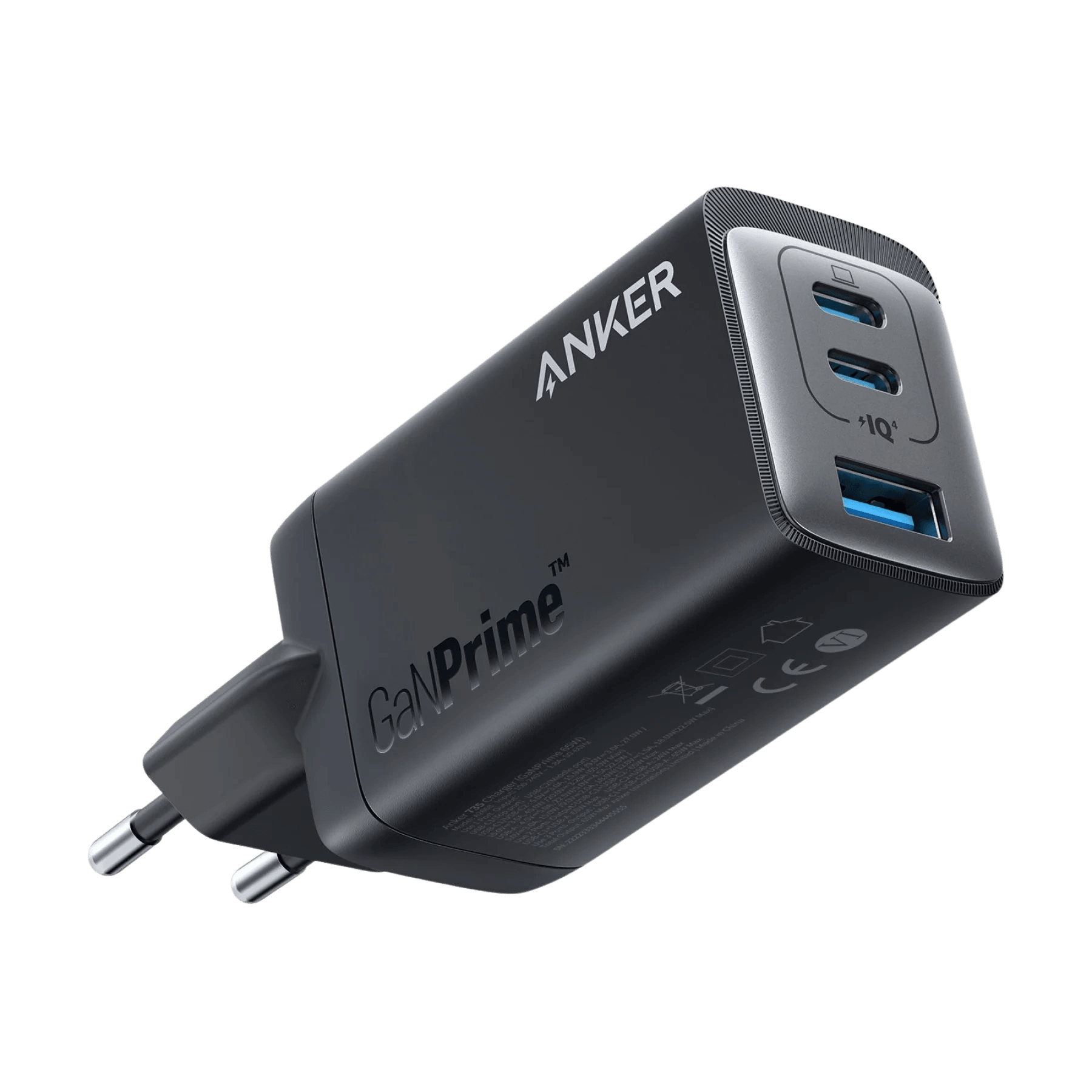 Anker 735 Charger GaNPrime 65W Fast & Multi Device Charging - Black