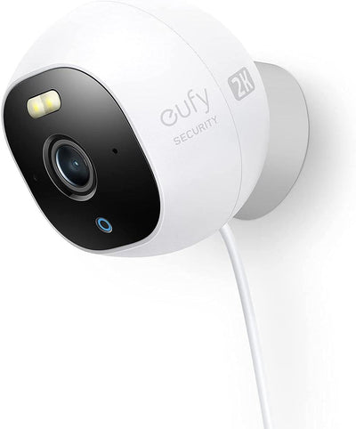 Anker Eufy Outdoor Cam Pro 2K Surveillance Camera with Spotlight - White