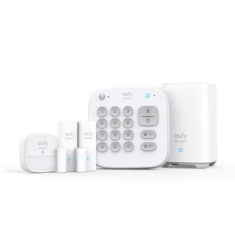 Anker Eufy Security Alarm Kit 5 Piece Home Security System - White