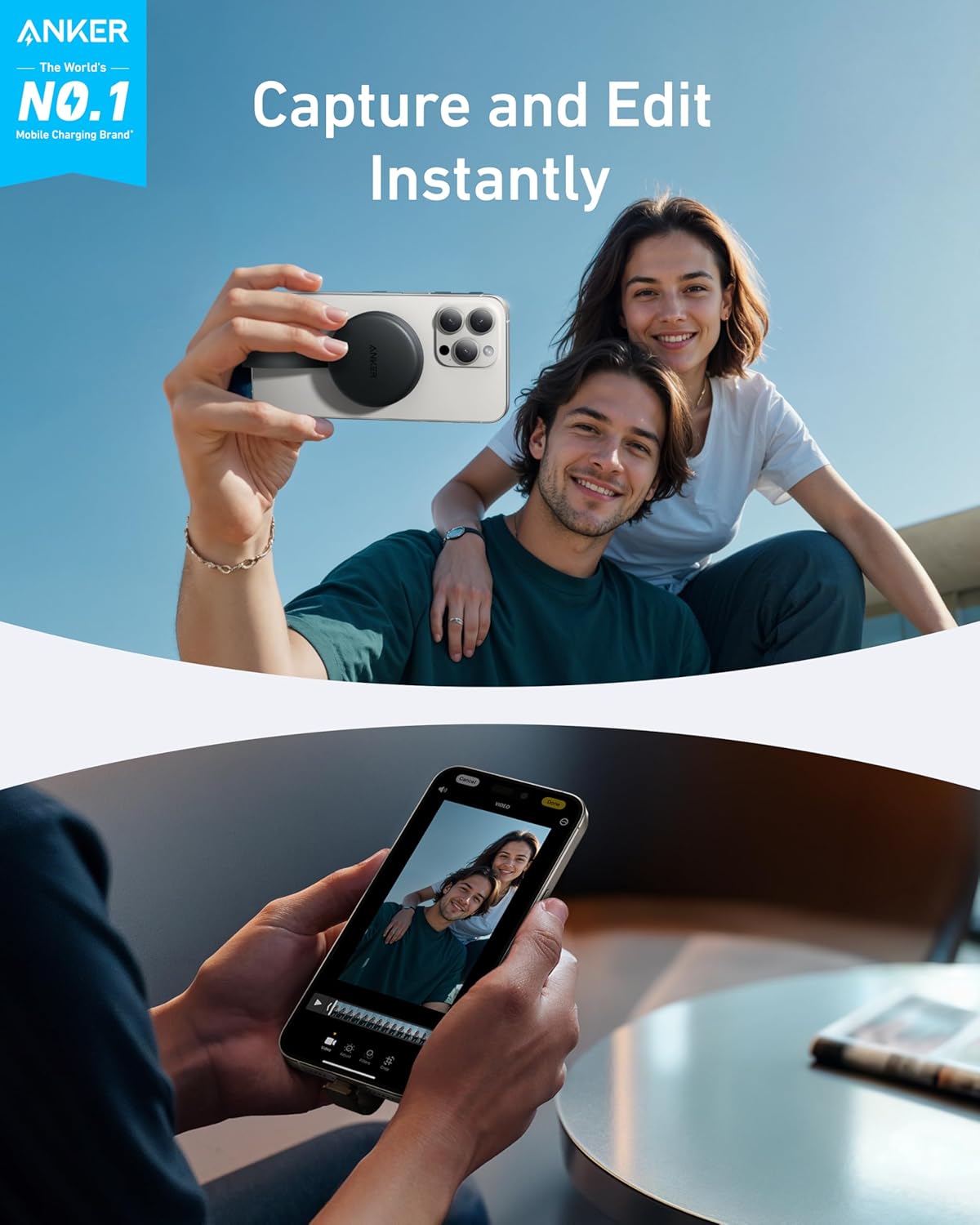 \Anker MagGo USB C Adapter 3 in 1 10Gbps