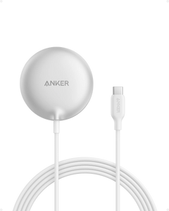 Anker MagGo Wireless Charger Pad 15W Fast Charging - White