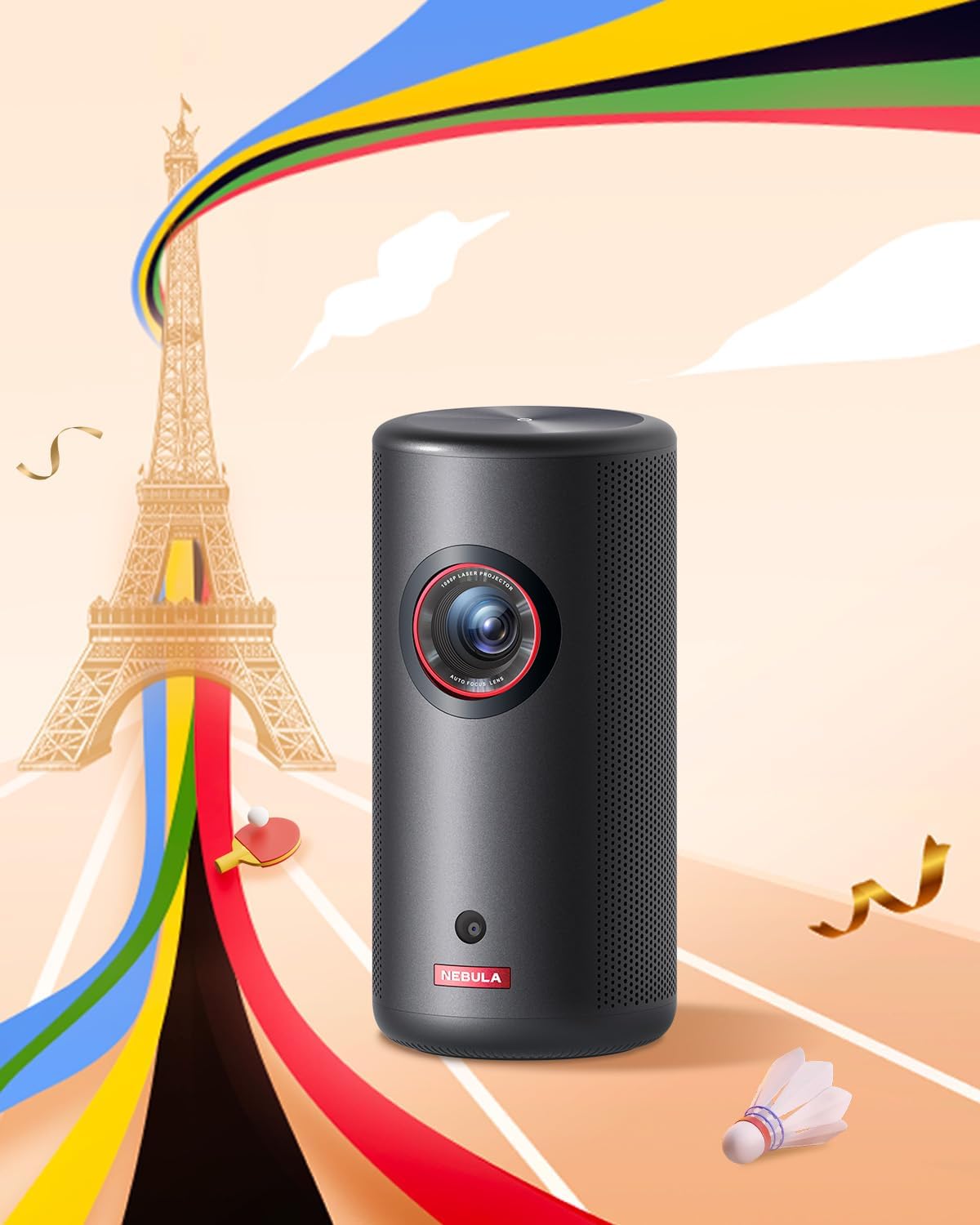 Anker Nebula Capsule 3 Laser Projector 1080p 120 Inch Screen