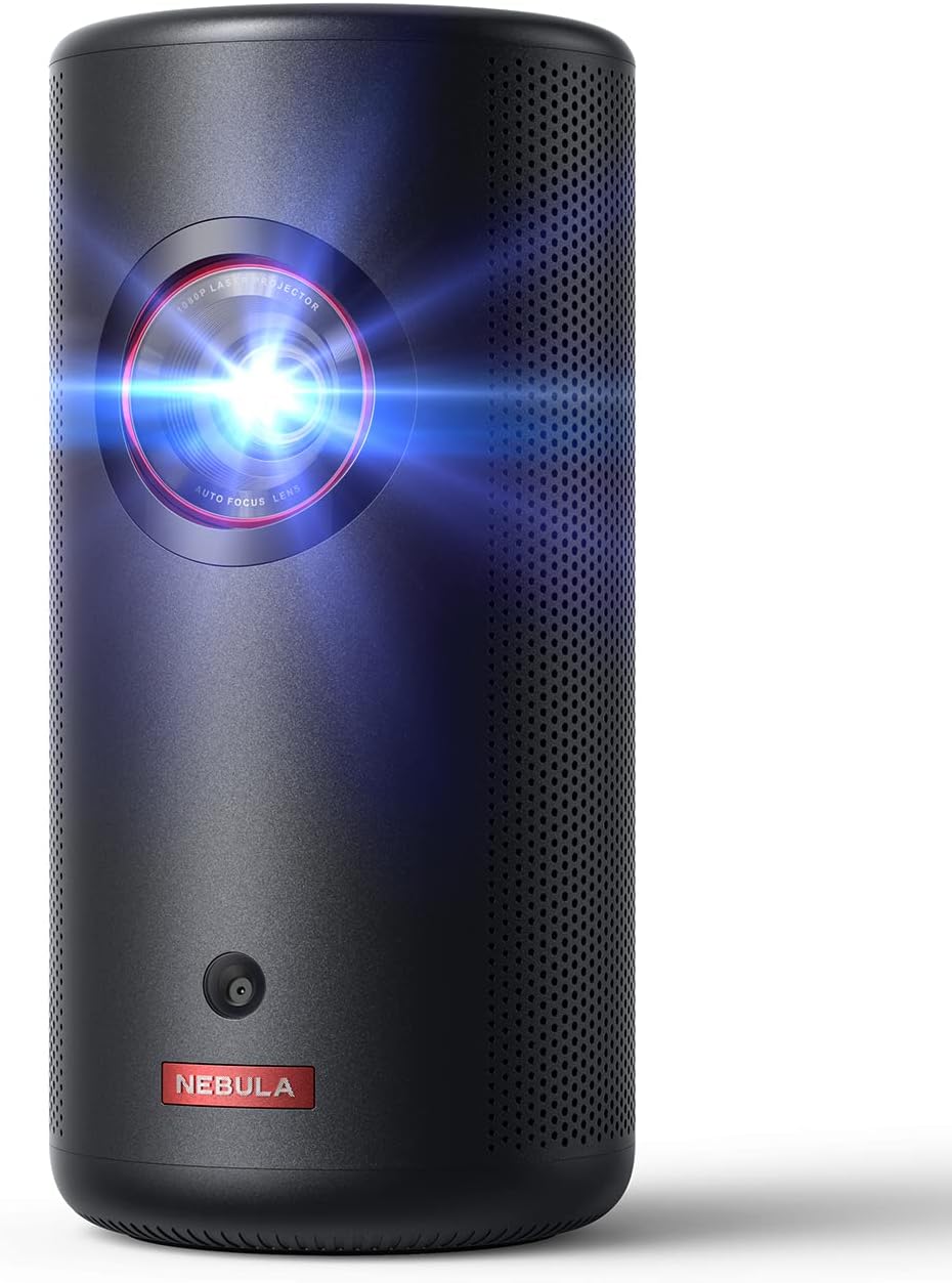 Anker Nebula Capsule 3 Laser Projector 1080p 120 Inch Screen - Black