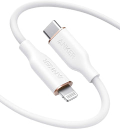Anker PowerLine III Flow USB C to Lightning Cable 6ft - White