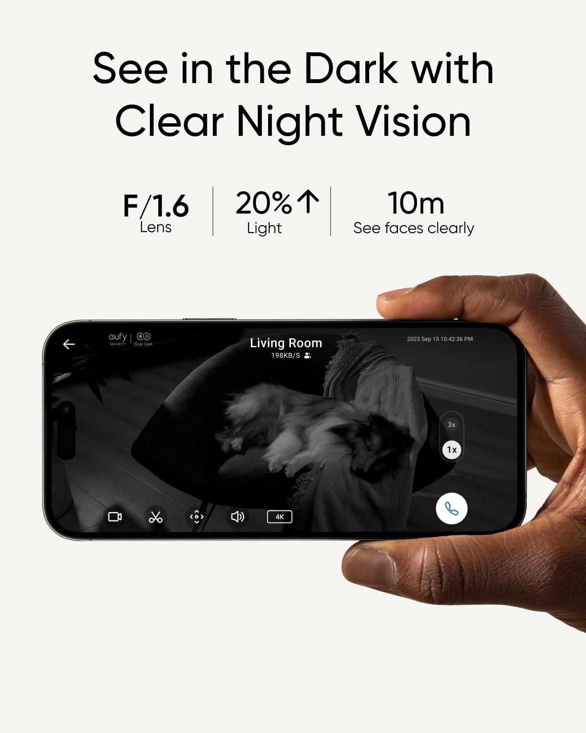 Anker eufy Indoor Cam S350 4K Security Camera with AI