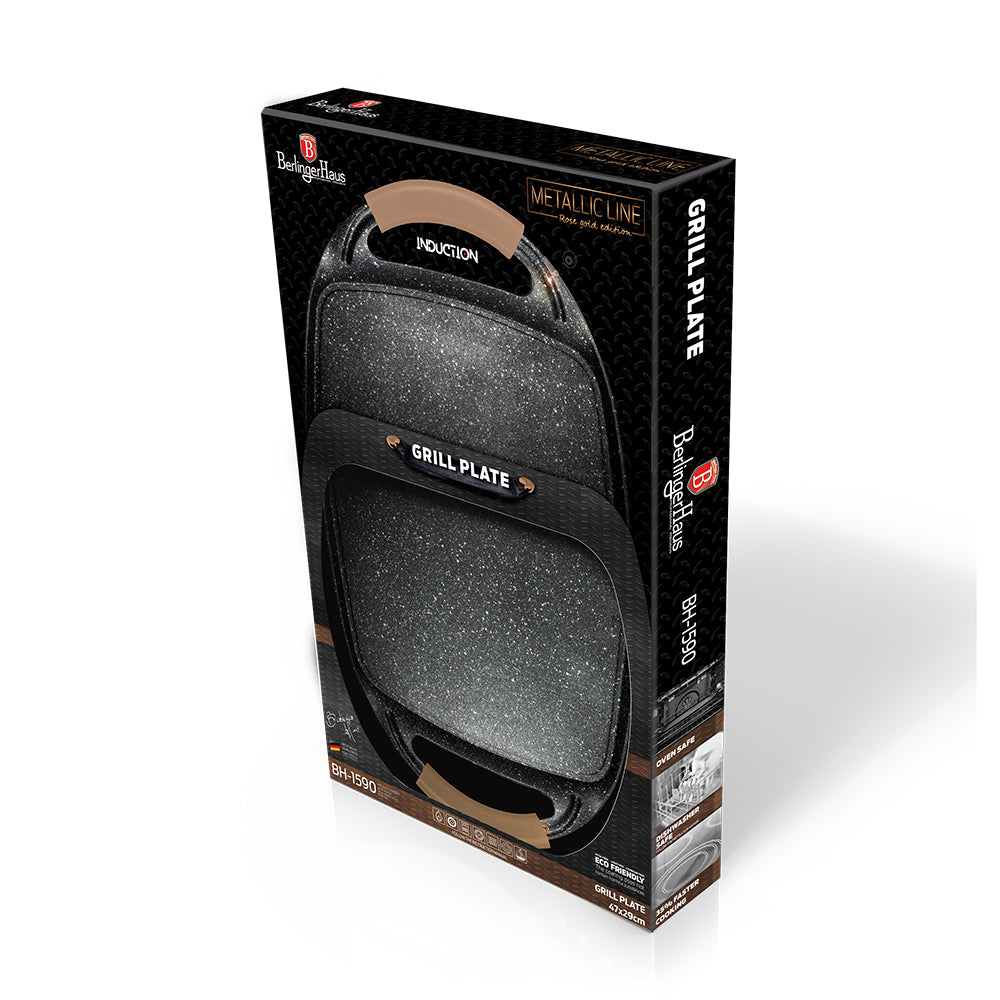 Berlinger Haus 47cm Grill Plate BH/1590 Rose Gold