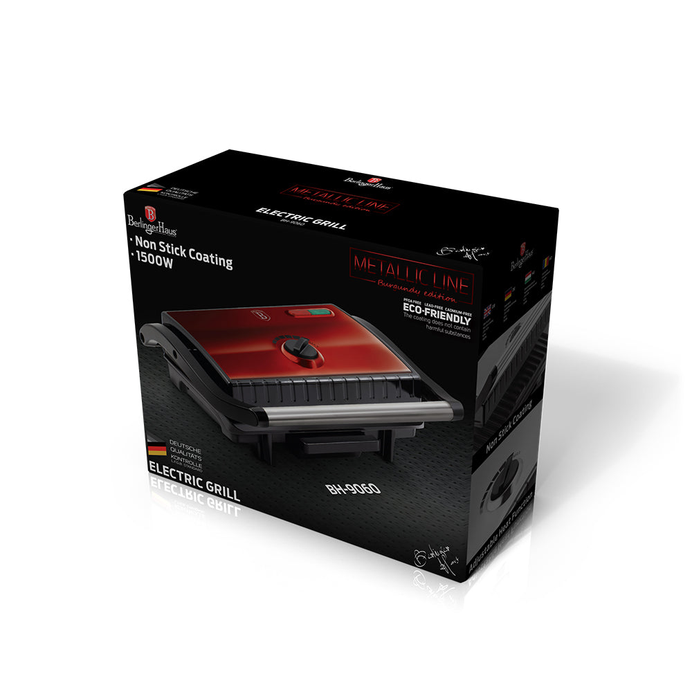 Berlinger Electric Grill BH/9060 – With Oil Drip Tray