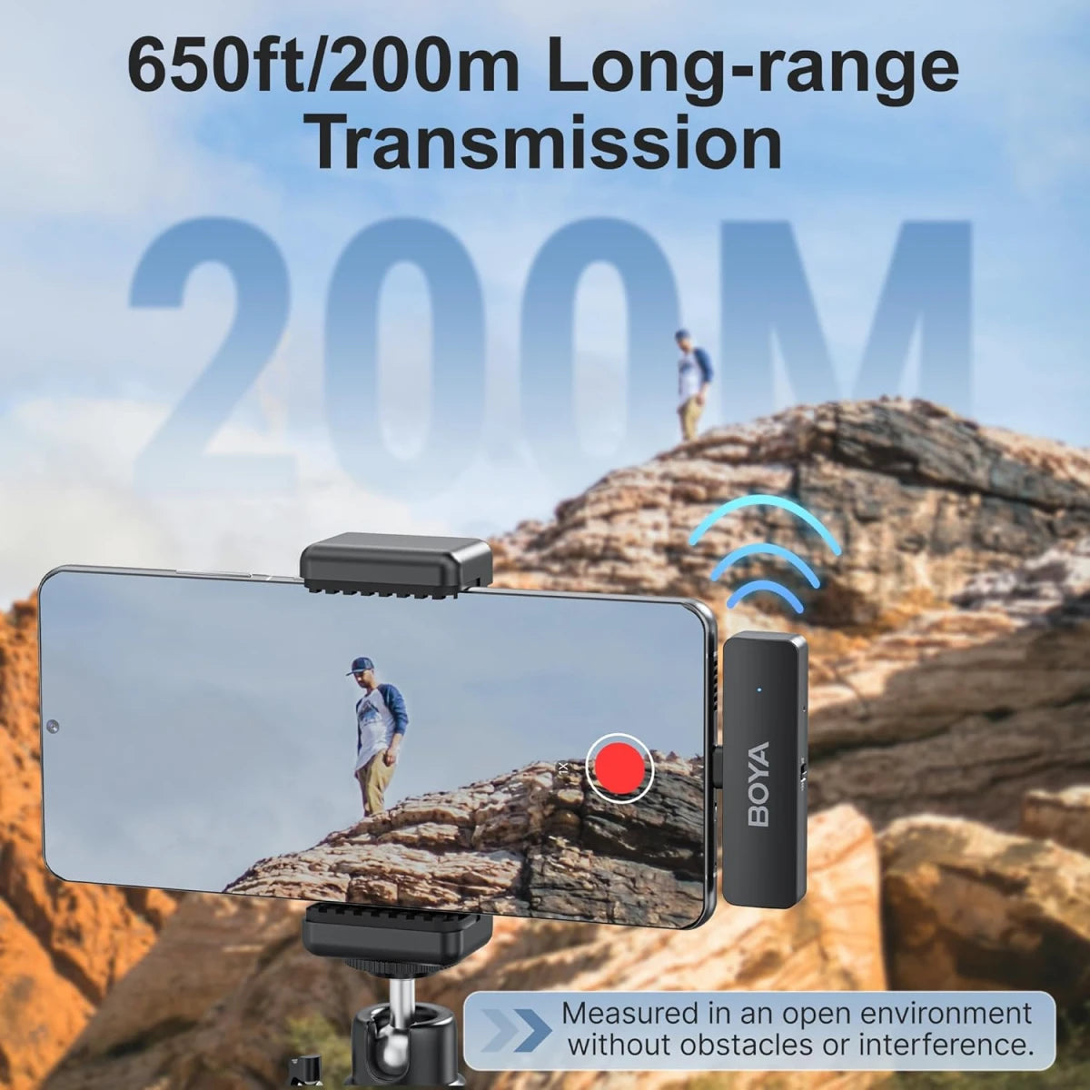 BOYA BY-V4U Ultra-Compact 4 Wireless Microphone System | USB-C