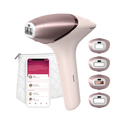 جهاز إزالة الشعر فيليبس لوميا 9000 بتقنية IPL اللاسلكية