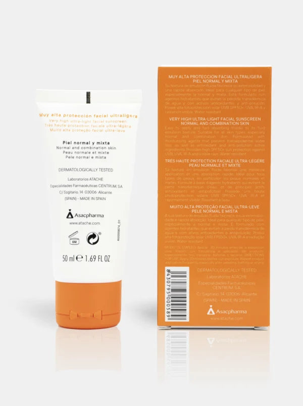 Atache Light Fluid Sunscreen SPF 50+ – Lightweight Protection – 50ml