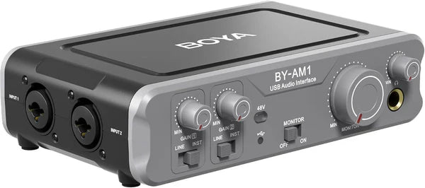 BY-AM1 Dual-Channel Audio Mixer – Professional Sound Control