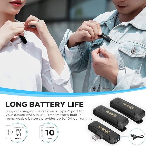 BOYA BY-WM3T2-D1 Mini 2.4GHz Wireless Microphone