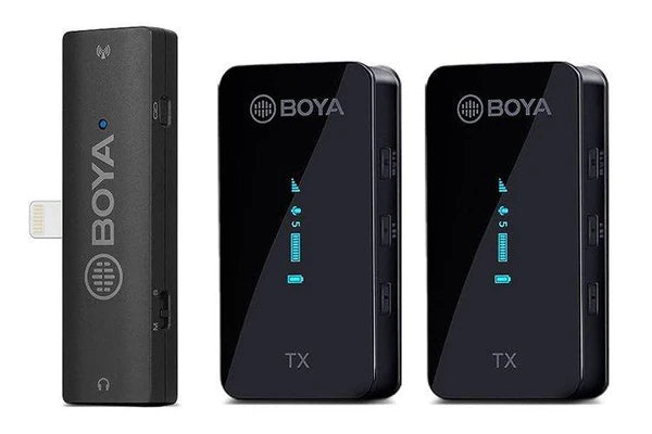 BOYA BY-XM6-S4 Dual Wireless Microphone System – 3.5mm Receiver
