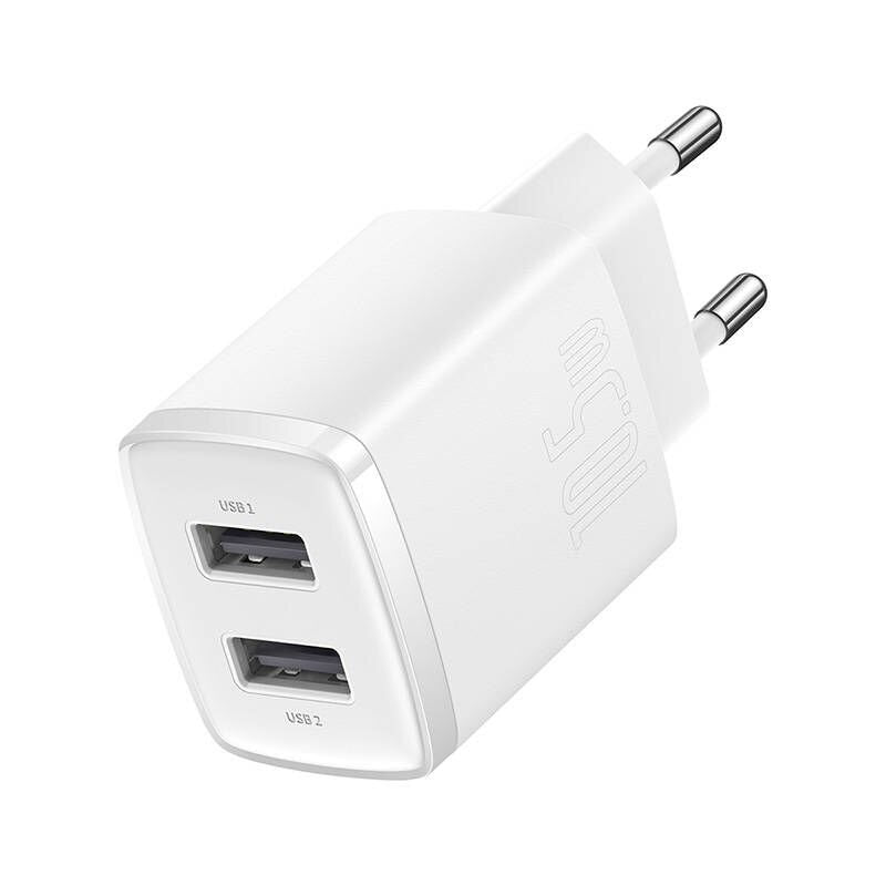 Baseus Compact Charger 2 Port 10.5W - EU