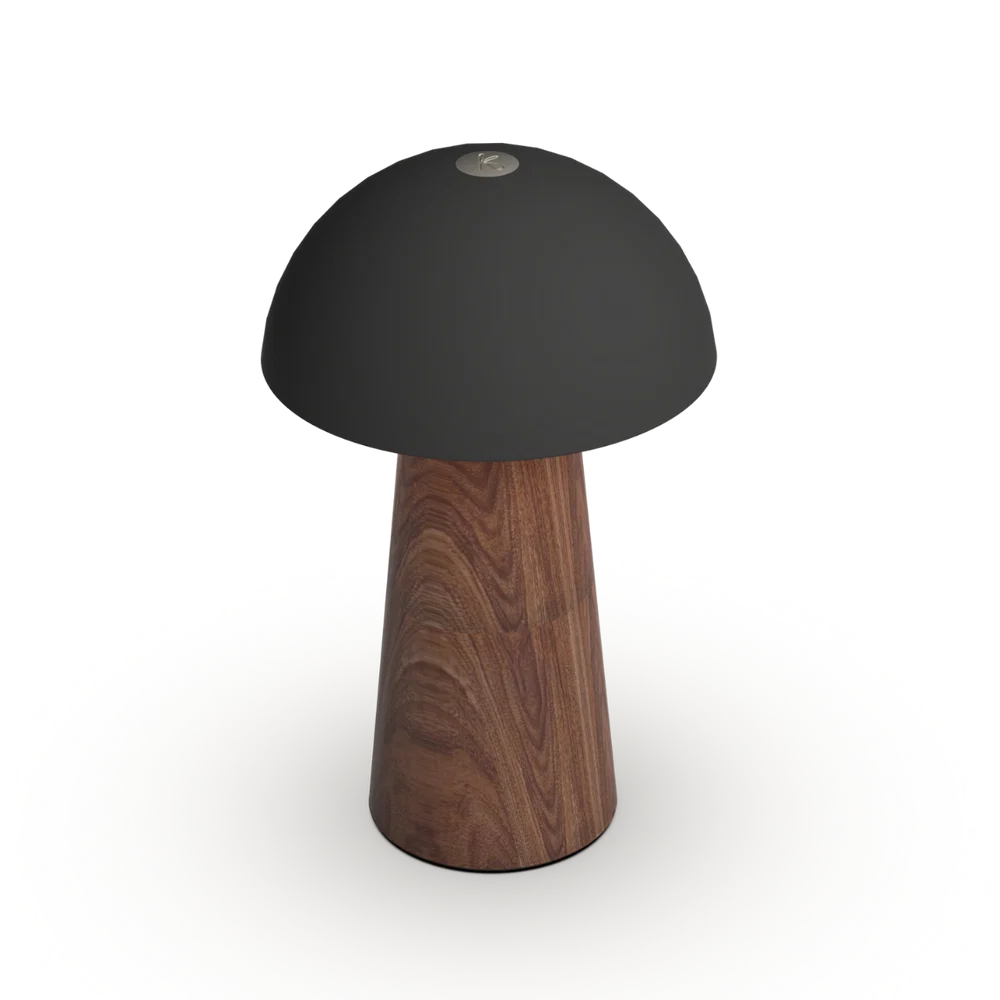 Kreafunk Bello Portable LED Lamp – Brown Wood | 50H Battery