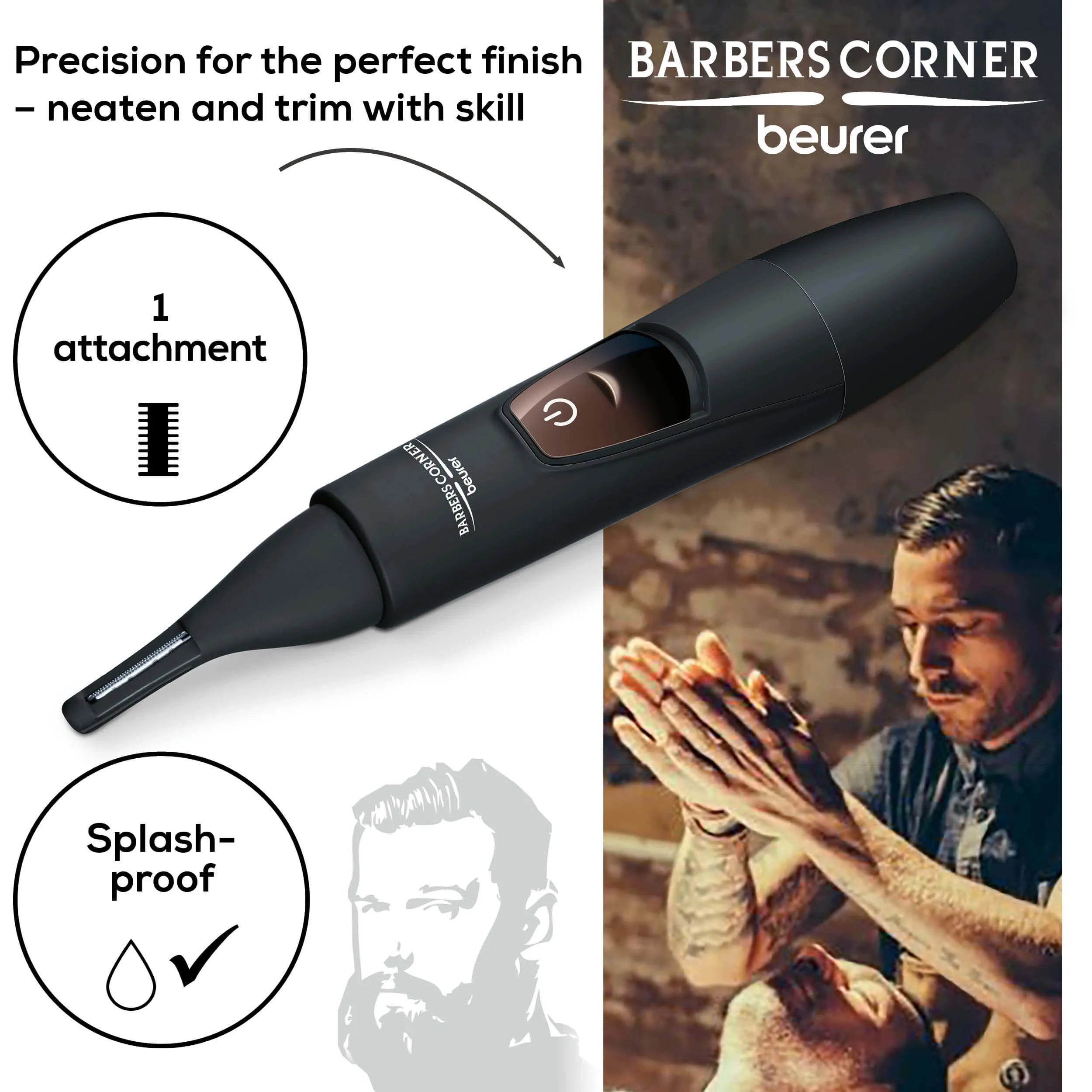 Beurer HR 2000 Precision Trimmer Safe Nose & Ear Hair